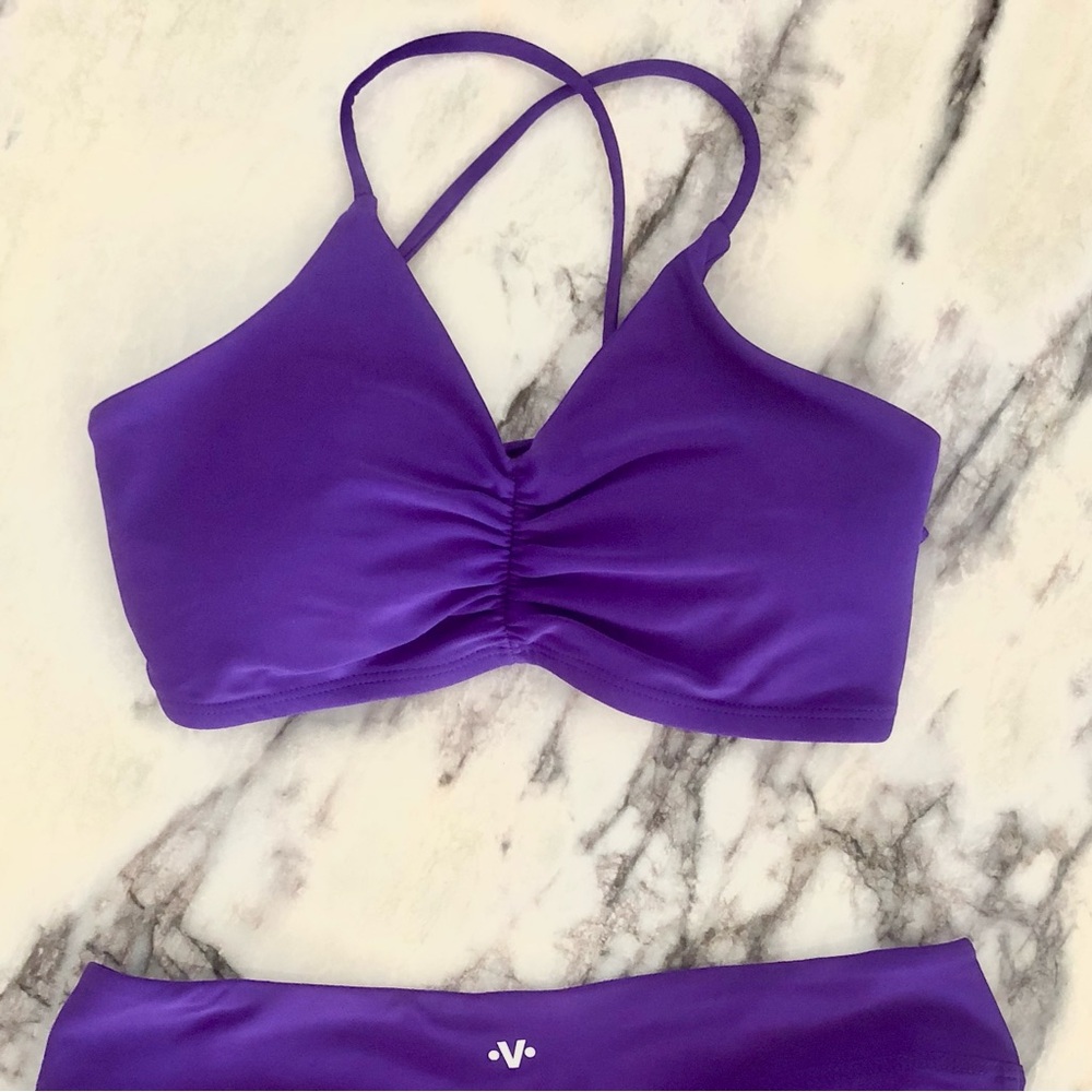 VEKKER Polewear/ Swimwear Purple Top NWT S